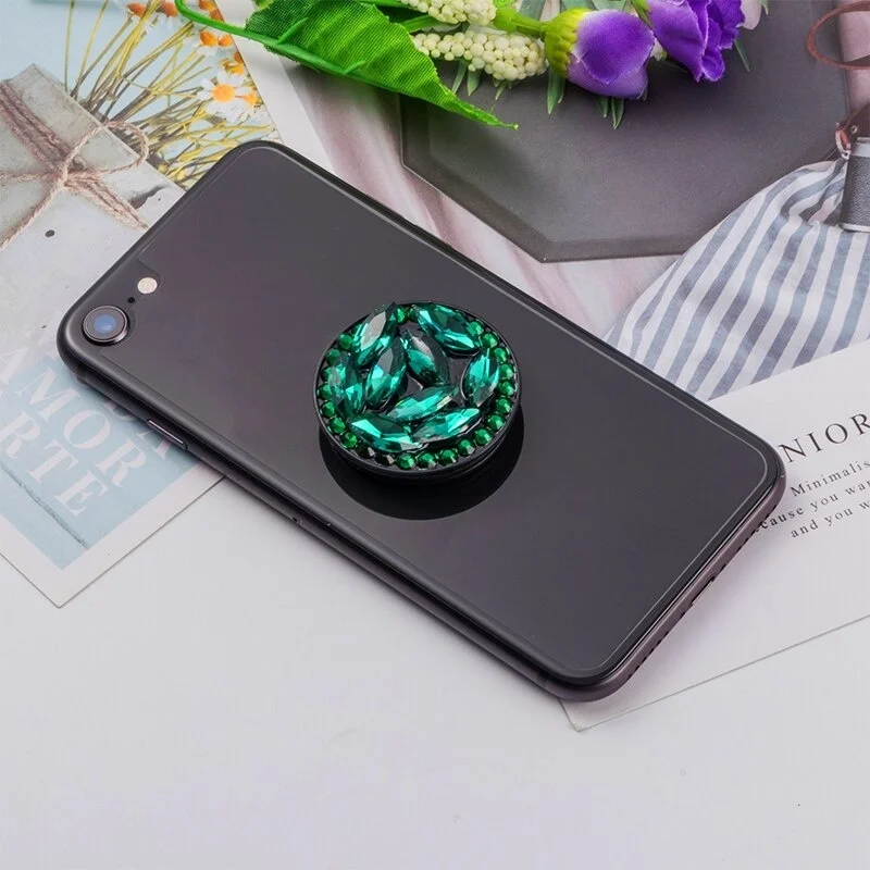 Phone Holder Stand Grip Universal Expanding Bracket For iPhone Samsung A50  Quicksand Glitter Support Suporte  Uchwyt Na Telefon (7)