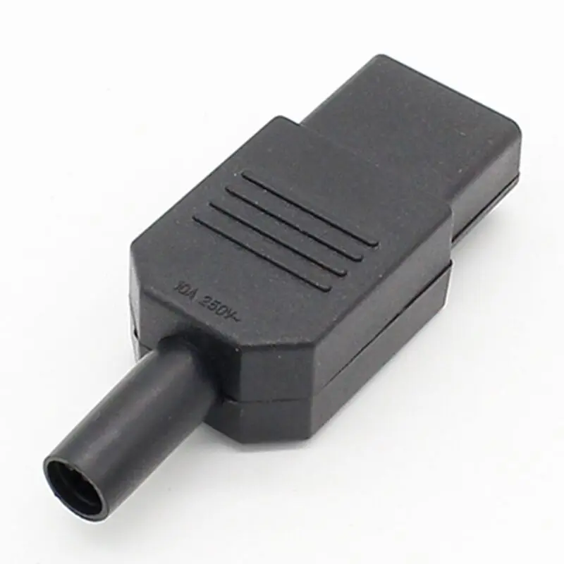 Новинка оптовая цена черный разъем питания IEC 320 C13 с розеткой 3 контактный 10 А/250