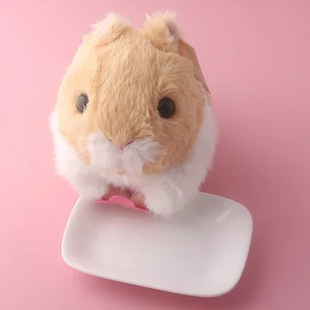 

Mini Plush Toy Simulation Squirrel Plush Tail Rotatable Toy Animal Children's Toy Decoration Children's Birthday Gift