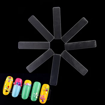 

40pc Nail Holder Practice Training Display Stand Acrylic Transparent Holder Alloy False Nail Tip DIY Manicure Tool Practical