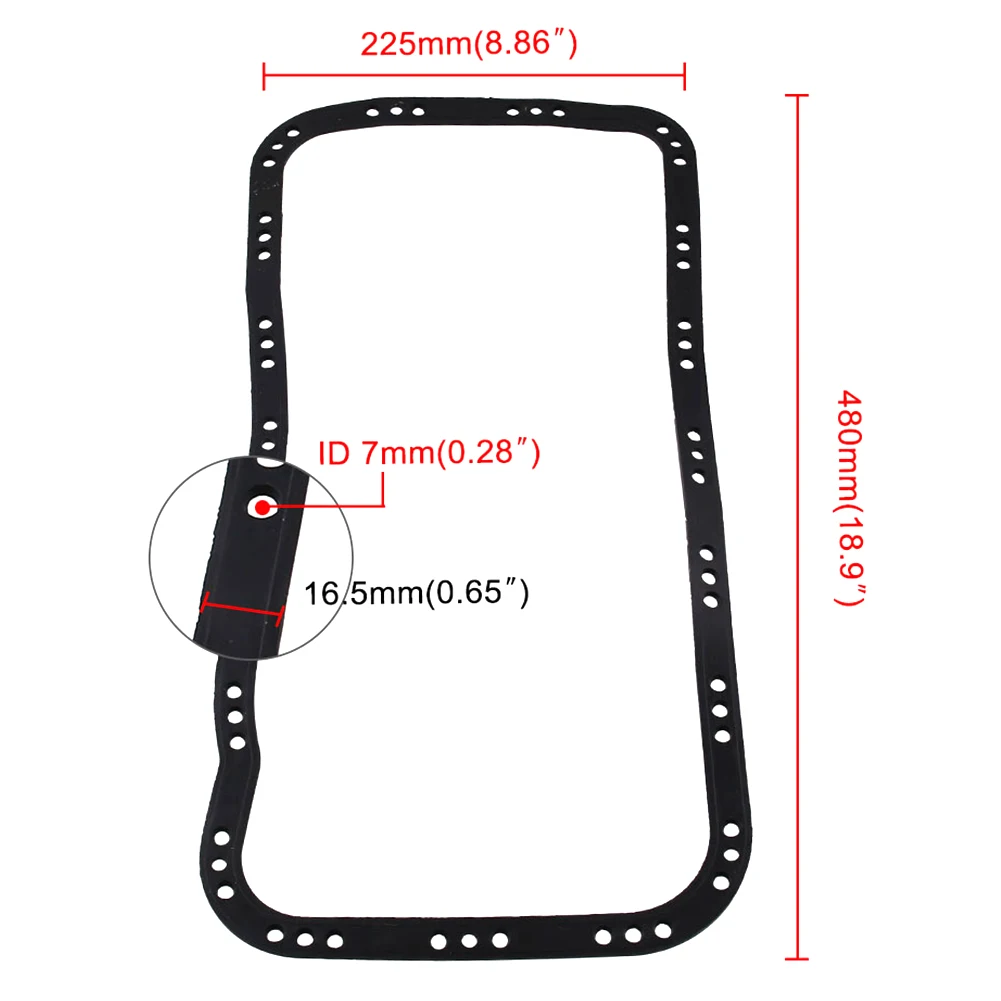 Replacement Rubber Accessories Engine Part Oil Pan Gasket Auto Car Durable Direct Fit Professional For Honda 96-05 DX LX