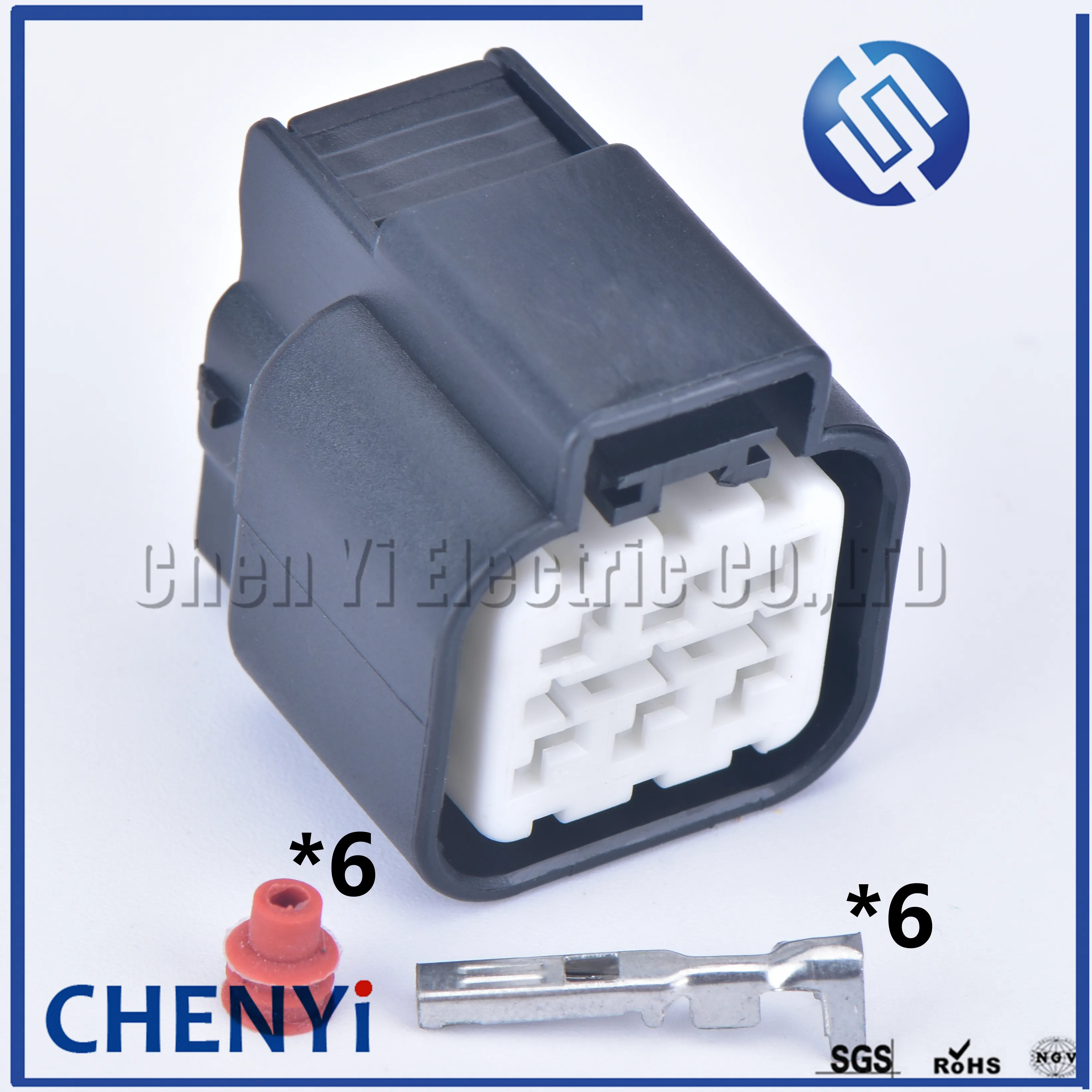 1 set 6 pin car waterproof auto wire connector plug 2.3 female wiring socket Accelerator pedal automotive PK505-06027 | Обустройство