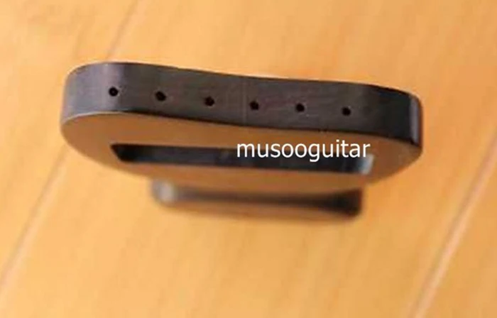Твердый короткий черный задняя часть для archtop гитары
