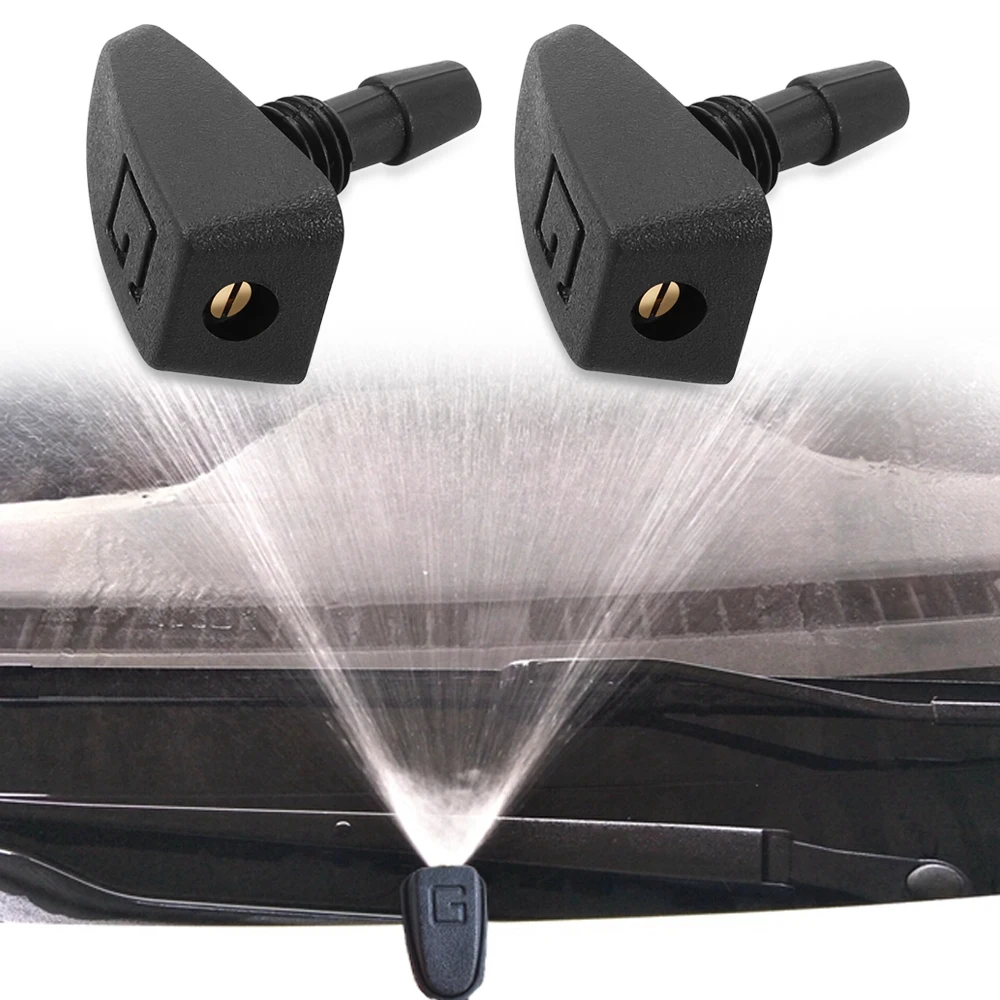 2Pcs Plastic Windshield Wiper Washer Spray Nozzle for toyota chr corolla camry prius venza prado Rav4 Auris Yaris aygo | Автомобили и