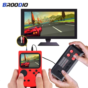 

Video Game Consoles 8 Bit Retro TV Video Game Console Built-In 500 Games Portable Pocket Game Mini Handheld Player For Kids Gift