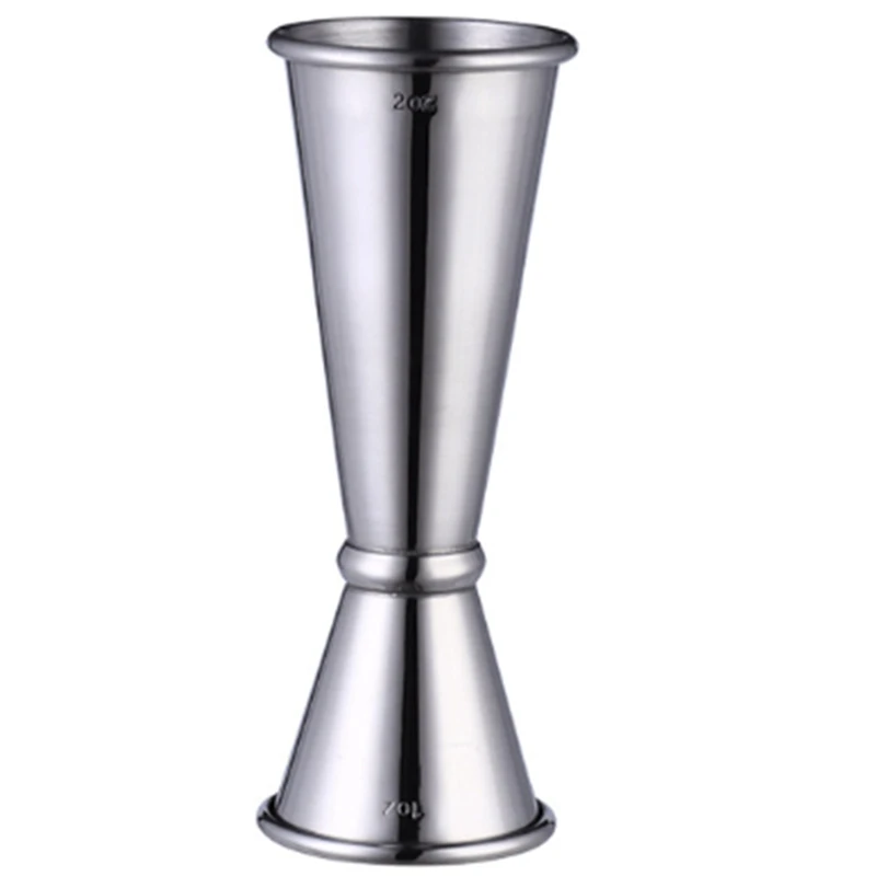 Cocktail Bar Jigger Stainless Steel Double Cup Measuring Cup Bartender