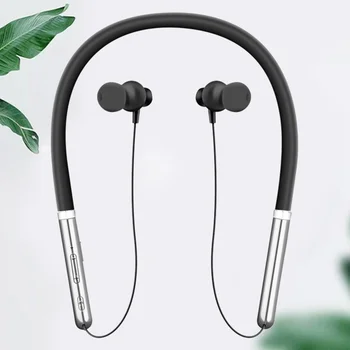 

Neck Hanging Magnetic Wireless Earphone Bass Sport Stereo In-ear Headset (Black)