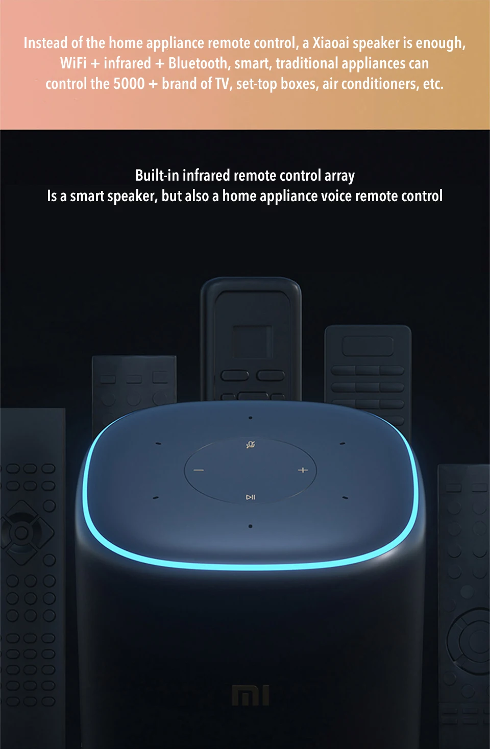 Xiaomi Mijia Xiaoai динамик Pro умный дом управление библиотекой массивное качество аудиокнига искусственный интеллект удобный AI аудио