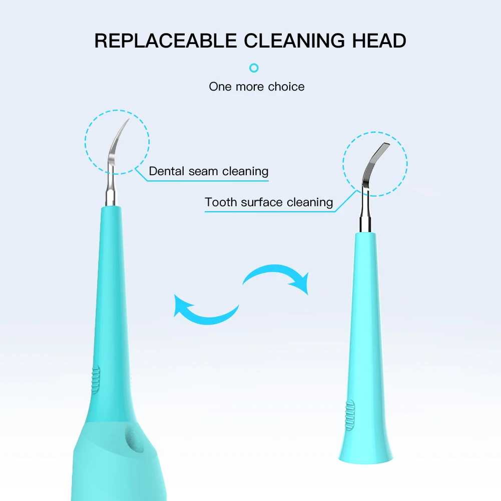 Portable Electric Sonic Dental Scaler Tooth Calculus Remover Tooth Stains Tartar Tool Dentist Teeth Whitening Oral Hygiene