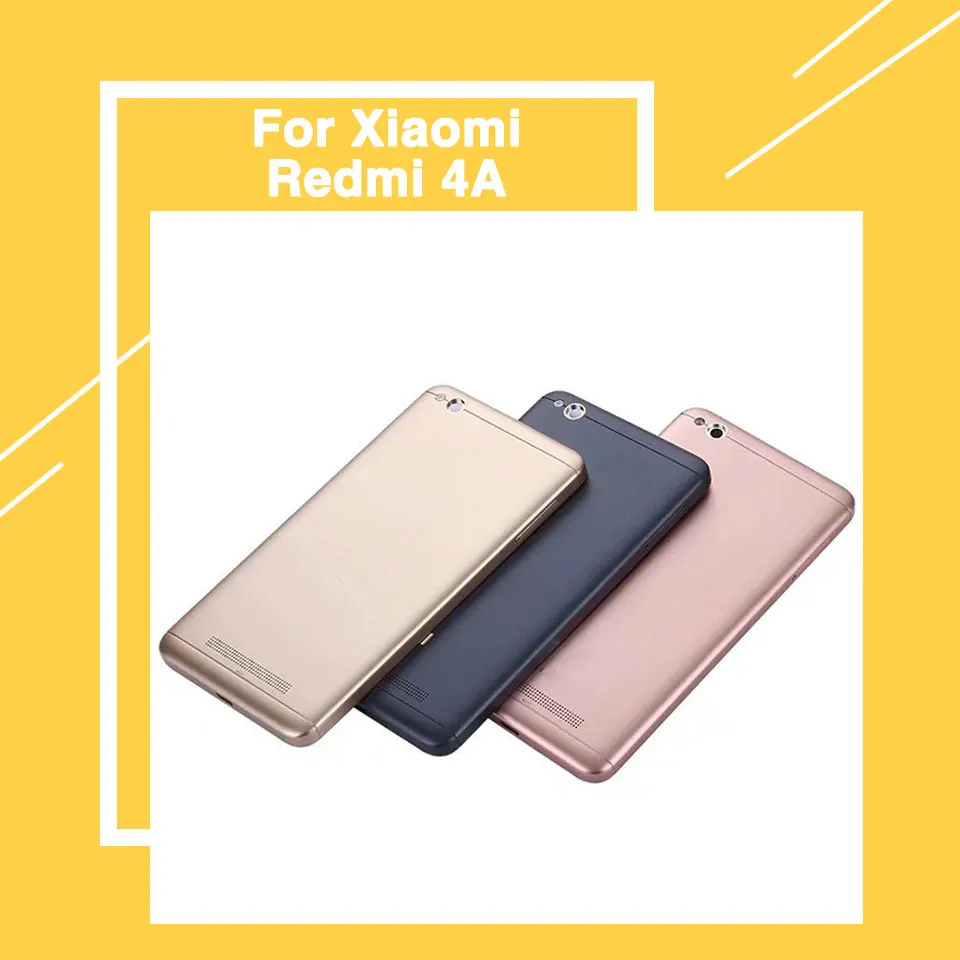 Чехол для Xiao mi 4A с полным корпусом для Xiao mi Red mi 4A, крышка для батареи, задняя крышка с кнопками питания Для Zenfone ZE500
