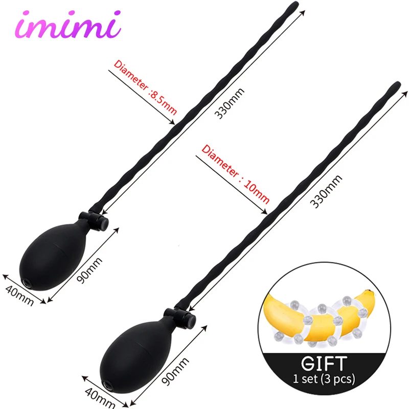 Silicone Urethral Catheter Male Penis Plug Sounding Tube Urethral Male Chastity Device Sex Toys For Gay Panties Masturbation