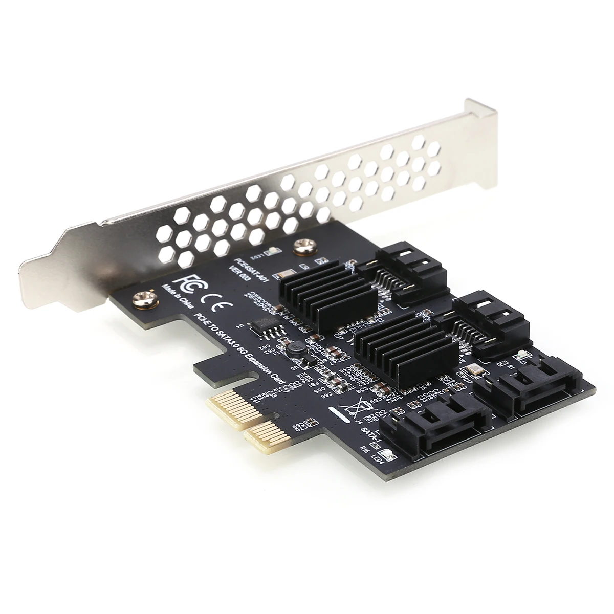 4 порта PCI-E для SATA 3,0 Плата расширения PCI Express для SATA адаптер PCI-e SATA III 3,0 конвертер для IPFS жесткого диска настольного ПК