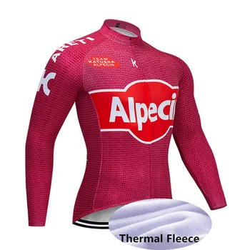 

New Cycling Jersey 2019 Men Winter Thermal Fleece Road Bicycle Long Sleeve shirt MTB Bike uniform Warm Racing clothing Y101701