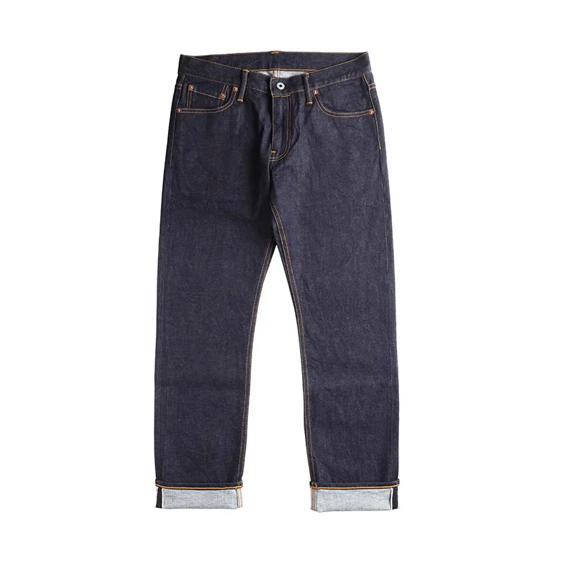 Red Tornado O3D10 12oz Low-Rise Jeans For Men Selvedge Denim Straight Slim Fit 4
