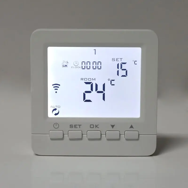 WiFi Smart Electric Heating Thermostat Room Temperature Controller 16A 90-240VAC for Alexa Echo Google Home IFTTT