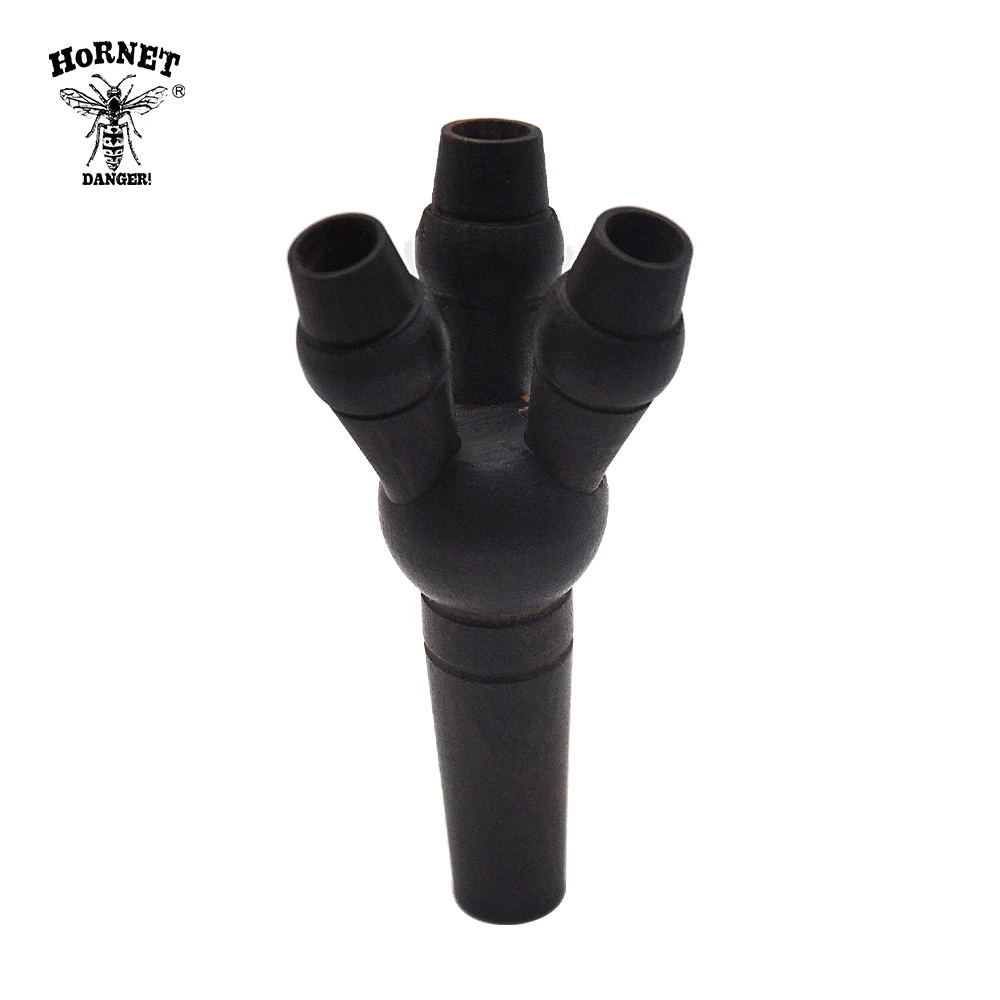 

HORNET Trident Barrel Wooden Cigarette Holder For King Size 85MM Ebony Wood Tobacco Herb Pipe Cone Holder