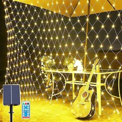 3*2M 192LED Outdoor Christmas Net Lights Curtain Mesh Fairy String Lights For Garden Wedding Holiday Party Bedroom Decoration