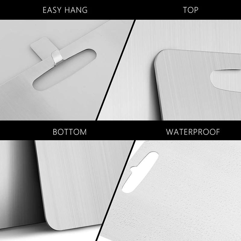 Разделочная доска из нержавеющей стали 304 разделочная для овощей и мяса