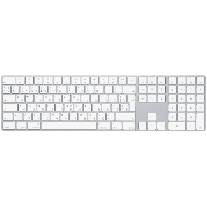 Клавиатура Apple MQ052RS/A белый USB беспроводная BT slim Multimedia