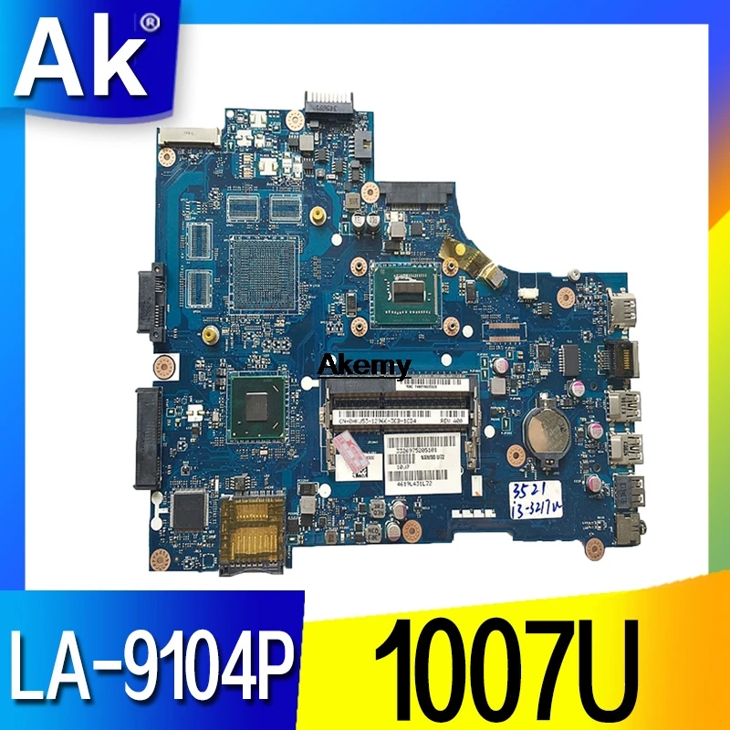 Материнская плата для ноутбука DELL Inspirion 15R 3521 5521 1007U PC материнская CN 0671DP VAW00 LA 9104P