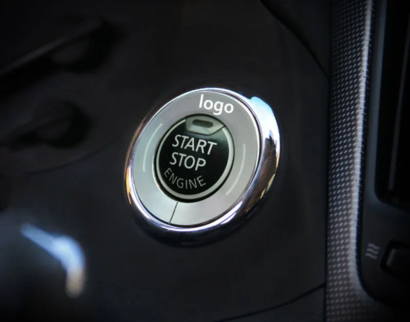 Для Infiniti Q50 ключ крышка Start Stop ключ корпус металлический пластик интерьер Tirm Q50 Q50L QX60 Наклейка Автомобильные Запчасти для украшения - Название цвета: Infiniti logo Silver