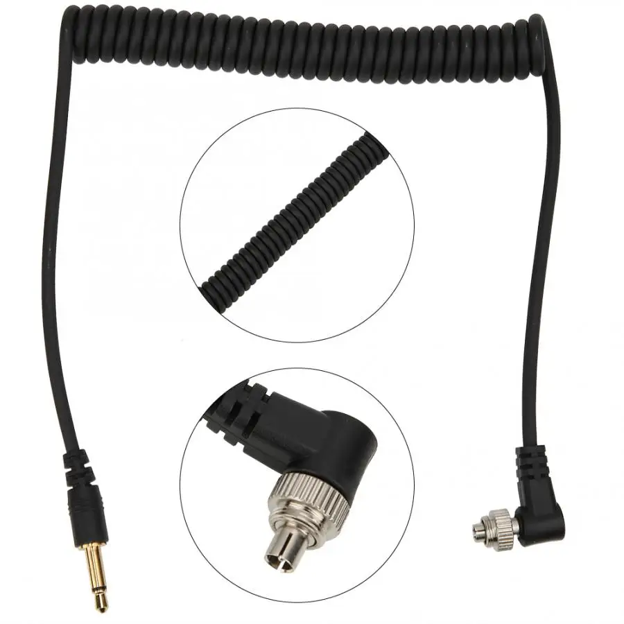 PC-3.5mm вспышка синхронный провод PC Линия камера и Flashlamp соединительный кабель флэш-шнур для ПК PC подключение функция вспышки