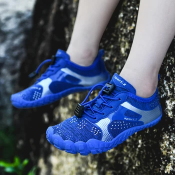 

New Children Aqua Shoes Summer Water Shoes Unisex Breathable Non-slip Sport Mesh Solid Color Sneaker Kids Boys Girls Beach Shoes