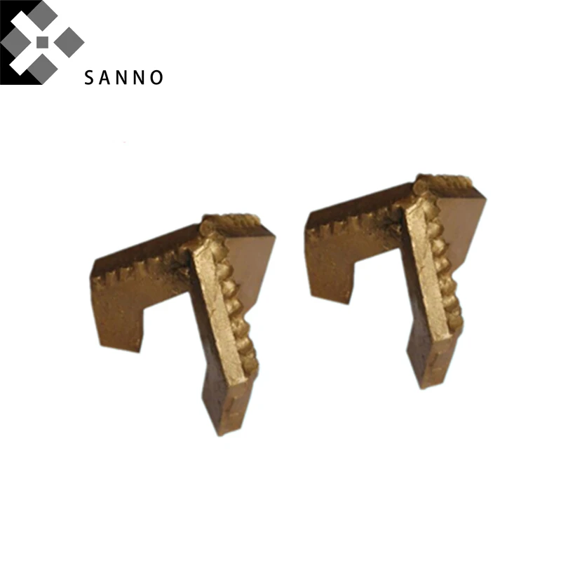 Three blade hard octagonal alloy drilling tools D73 - D150 3 wings welding drag bits mud pump parts for drilling well, mining (1)