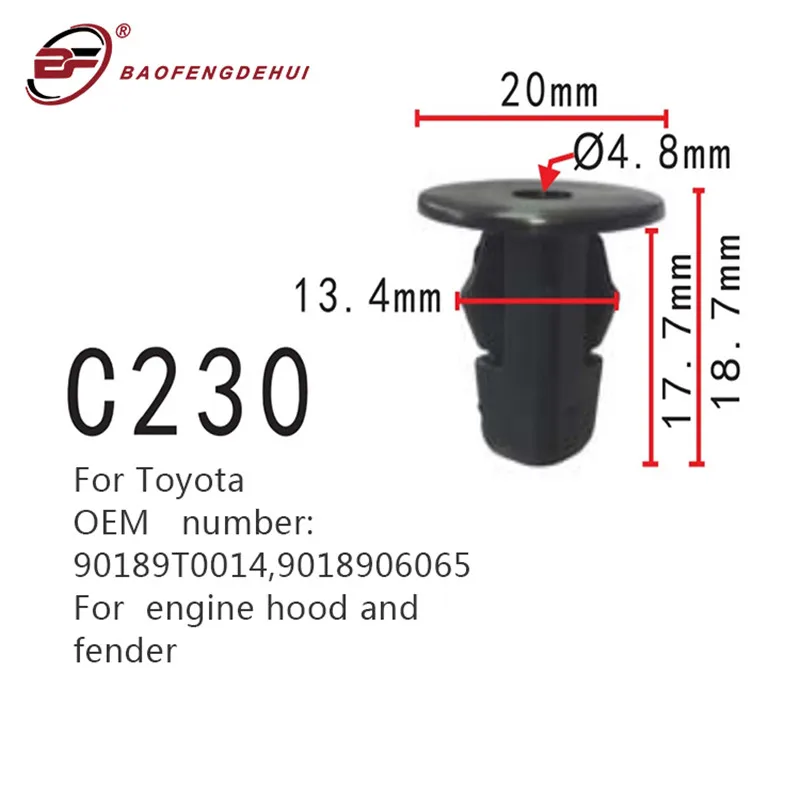 Toyota 9018906065 клипса