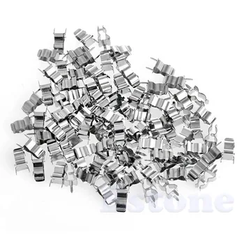 

100 x Fuse Holder Clips 5*20mm Glass Quick Fast Blow Fuses Welding Holder