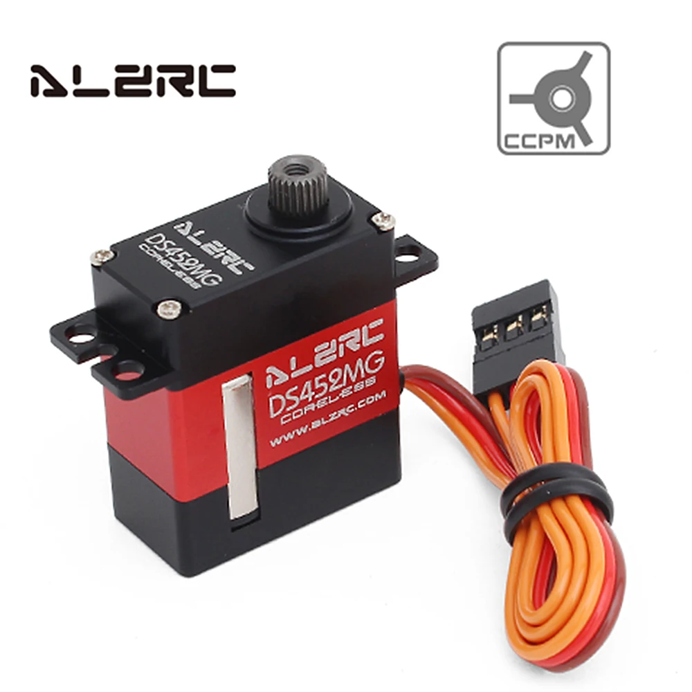 DS452MG Бессердечный двигатель Swashplate Servo Для ALZRC Devil 380 420 450 Быстрый саб Гоблин 380 вертолет