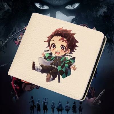 Demon Slayer: Kimetsu no Yaiba Kamado Tanjirou Kamado Nezuko Kanroji Mitsuri Rengoku Kyoujurou кошелек Косплей Iguro Obanai сумки - Цвет: 03