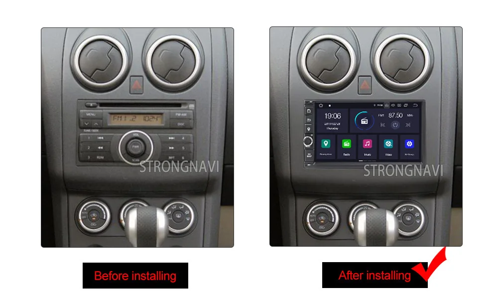 Sale 4G RAM 64G ROM Android 9.0 Auto Radio 7Inch 2DIN Universal Car NO DVD player GPS Stereo Audio Head unit IPS DSP WIFI 3