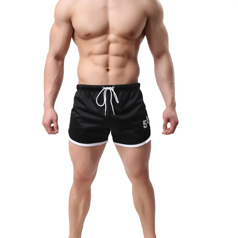 

Mens Casual Sports Short Pants Fast-drying Beach Trousers Breathable Males Lace-up Summer Shorts Home Clothing
