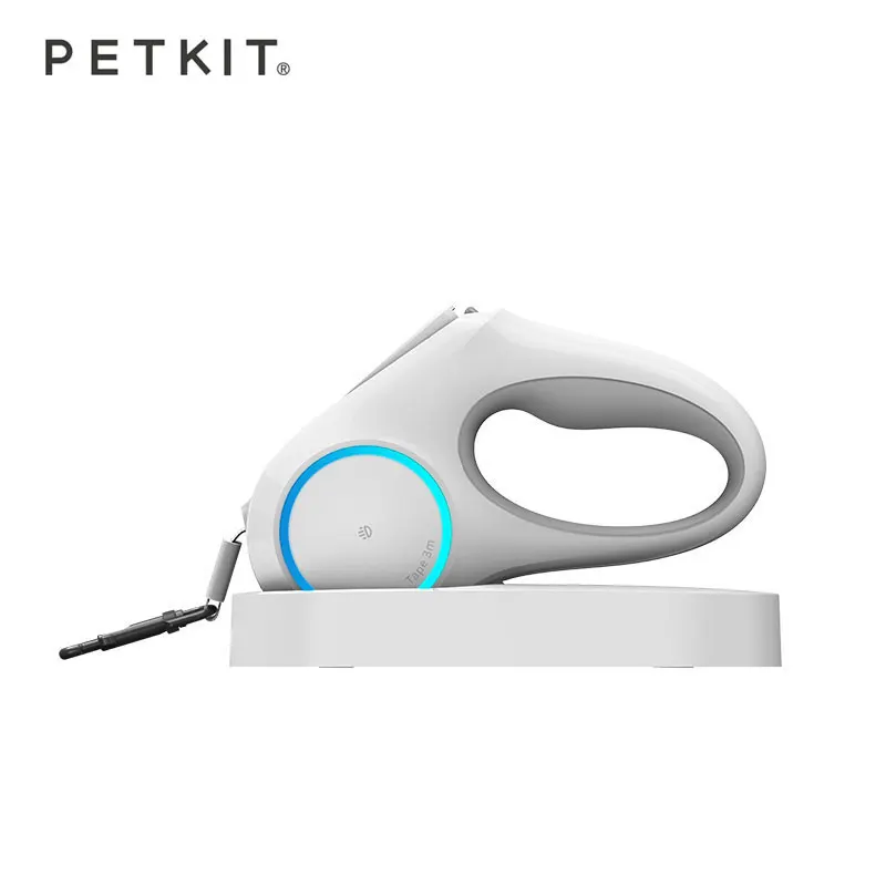 

PETKIT Go Shine 3 Meters Retractable Pet Dog Leash with 2 Streamer Rings Headlamp Spotlight and Magnetic Contact Charging