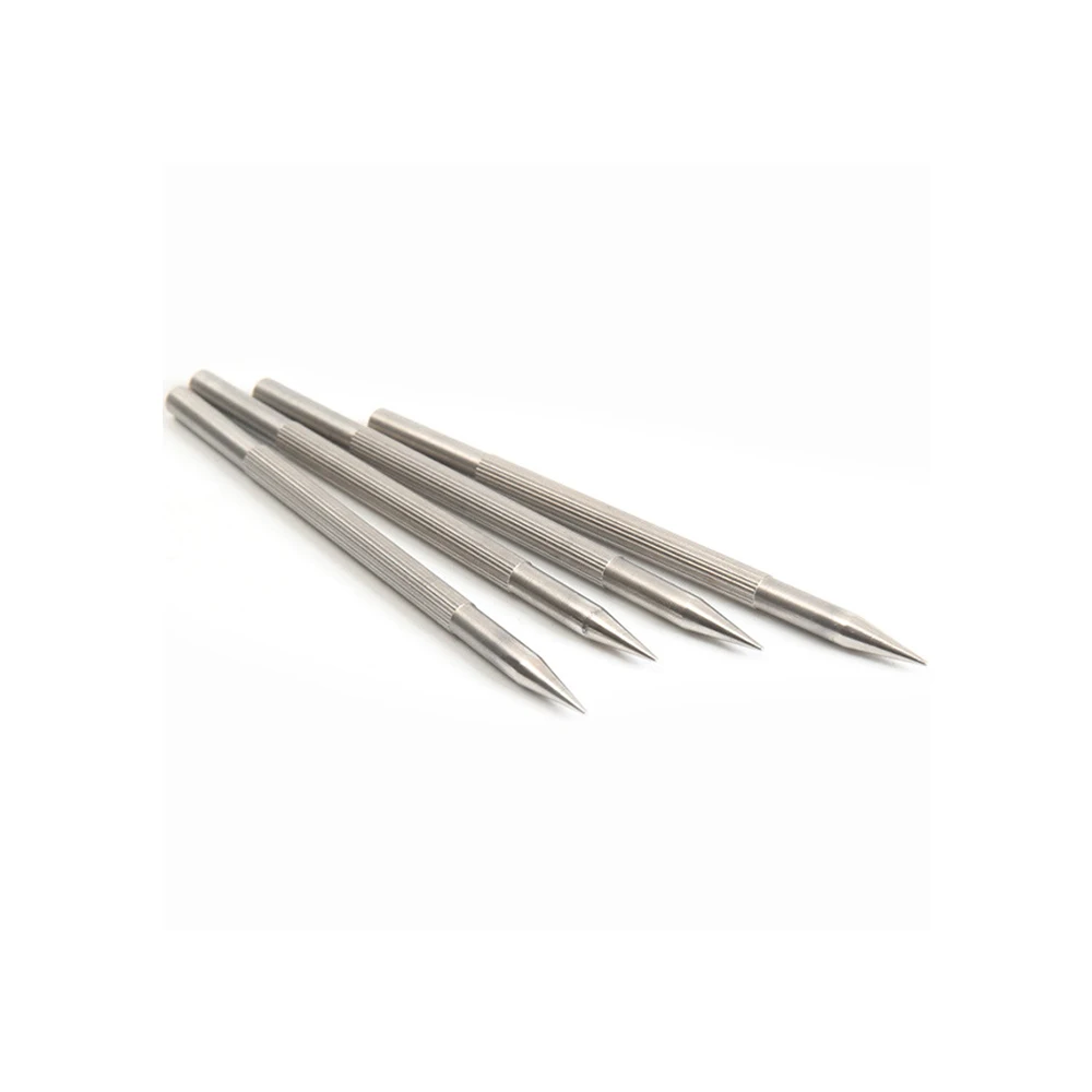Leather Carving Printing Wiper Glue Stick Stainless Steel Leather Art Tool Paint Stylus Line Pen Leathercraft Tools