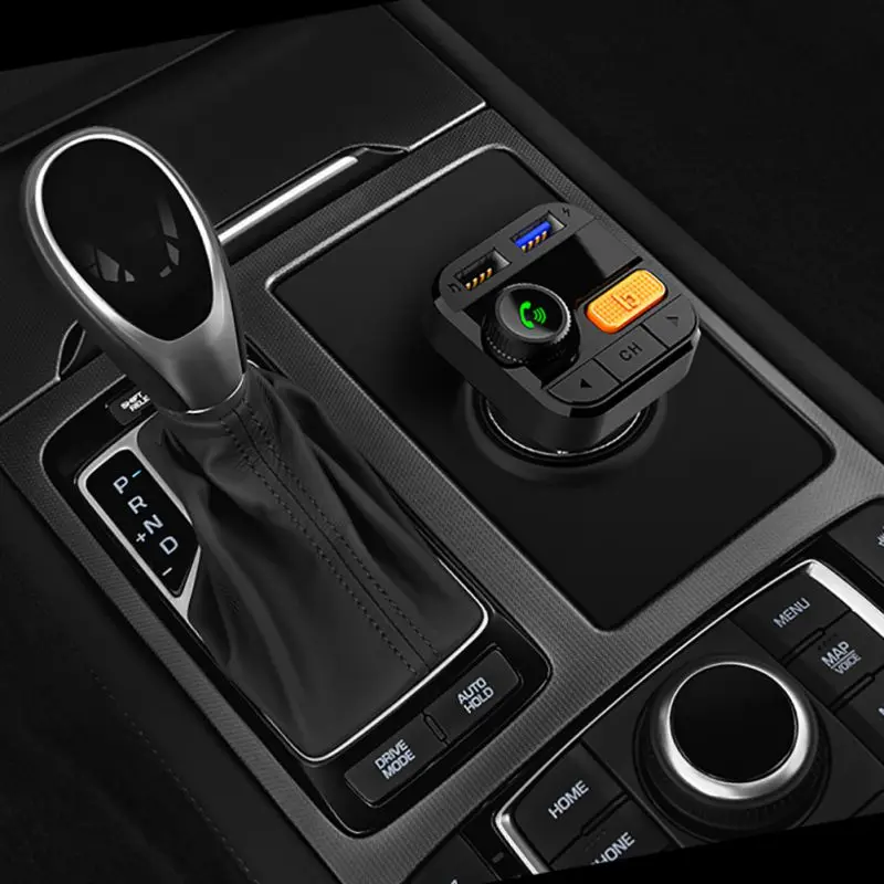 Автомобильный MP3-плеер для Bluetooth 5,0, Plug-and-play Dual USB быстрая зарядка тяжелый бас автомобиль