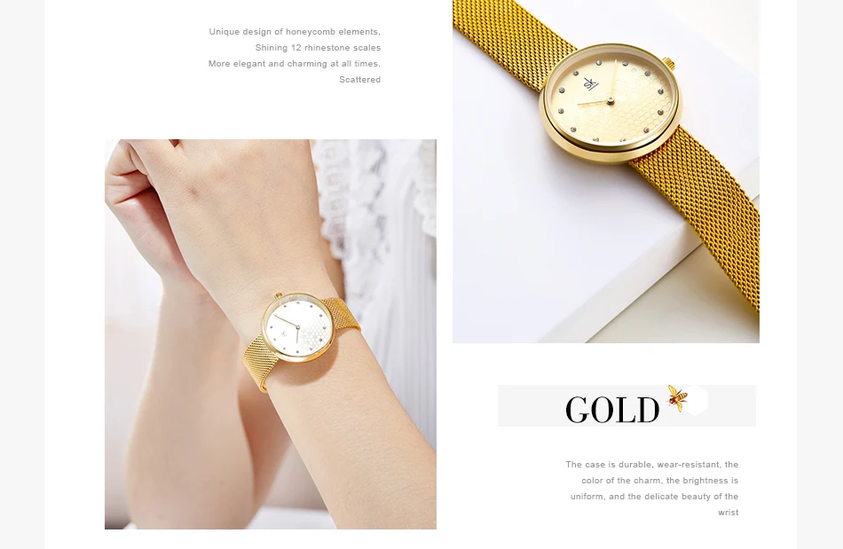 Reloj de pulsera de Mujer Shengke часы, наручные часы с механизмом, de cuarzo de lujo Relogio feminino de oro para Mujer Reloj de cuarzo Reloj Mujer SK para Mujer Отн