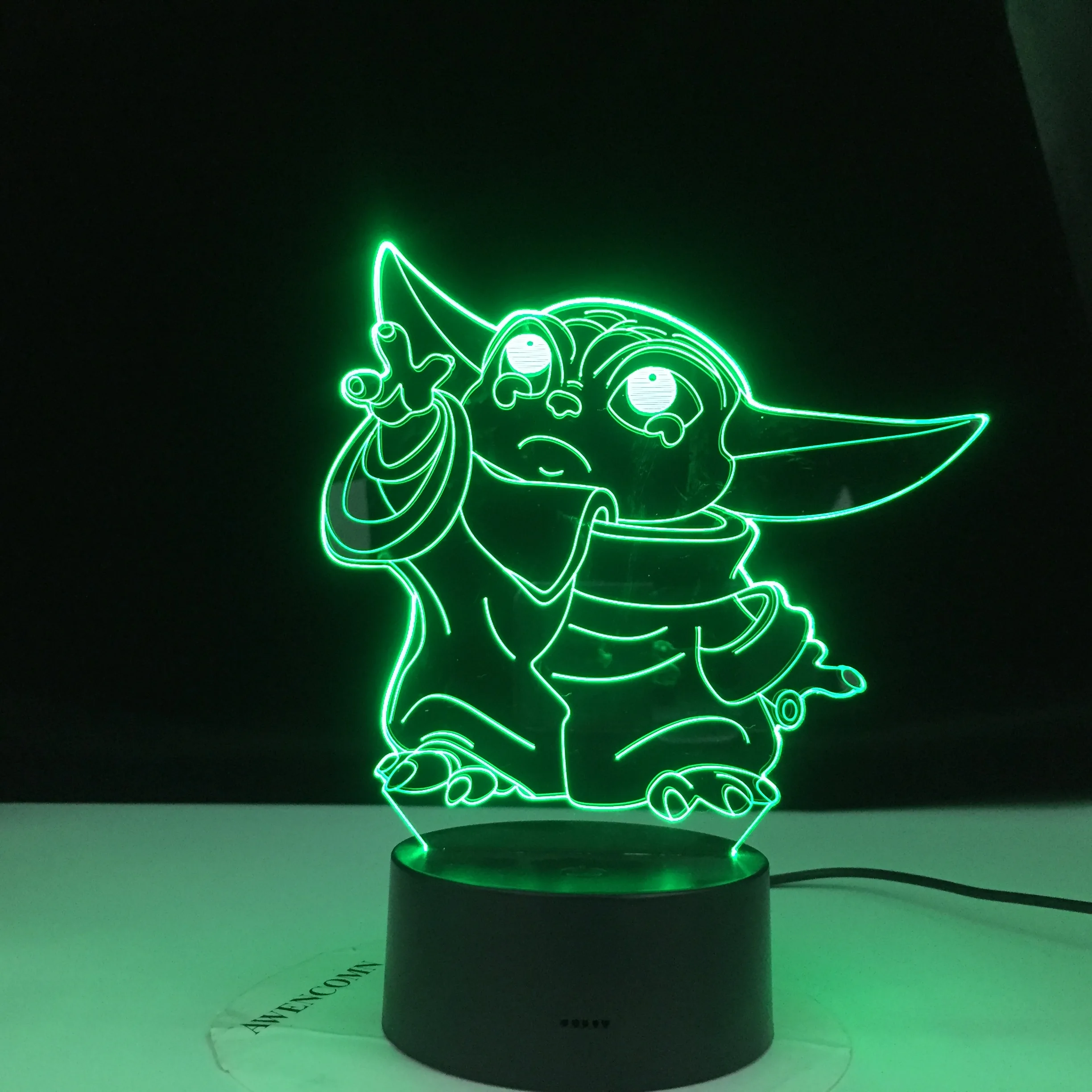 Baby Yoda Latest Star Wars Figure For Kids Bedroom Decoration Child Gift Battery Powered Desk Lamp 3d Led Night Light Dropship Led Night Lights Aliexpress