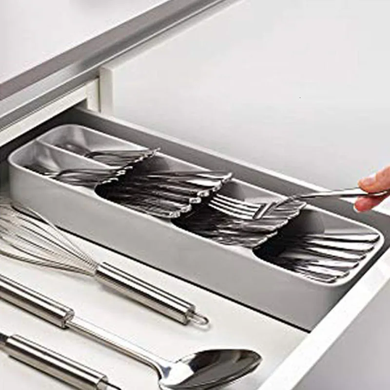 

Kitchen Tools Utensils Accessories Drawer Cutlery Silverware Storage Box Tray Knife Spoon Drainer Sink Organizer Case Etagere