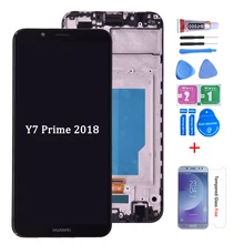 Ensemble écran tactile LCD avec châssis, pour HUAWEI Y7 Pro 2018 Y7 Prime 2018, Original=