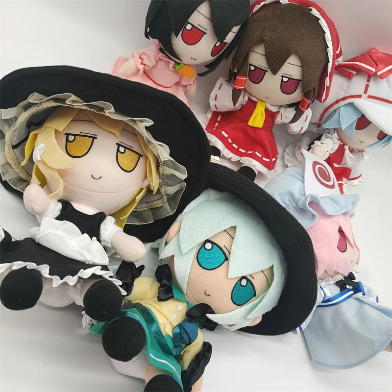 Фото TouHou Project Marisa Komeiji Koishi Hakurei Reimu Hon Meirin Хата no koko Косплей Плюшевая Кукла Мягкие игрушки Подушка Рождественский подарок 20 см №5