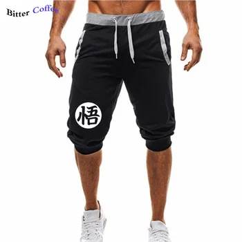 

Hot-Selling Summer New Man's Shorts Casual Shorts Fashion Dragon Ball Goku print Sweatpants Fitness Short Jogger M-3XL