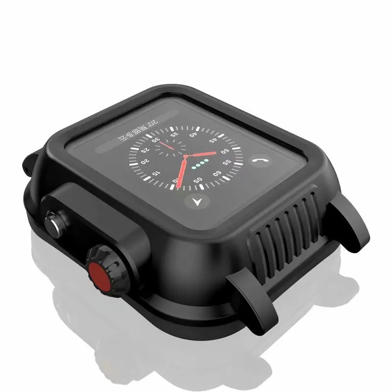 Водонепроницаемый защитный чехол для наручных часов для Apple Watch, версии 3, ремешок для наручных часов 38/40 мм/42 44 мм Водонепроницаемый наручные мягкий силиконовый ремень
