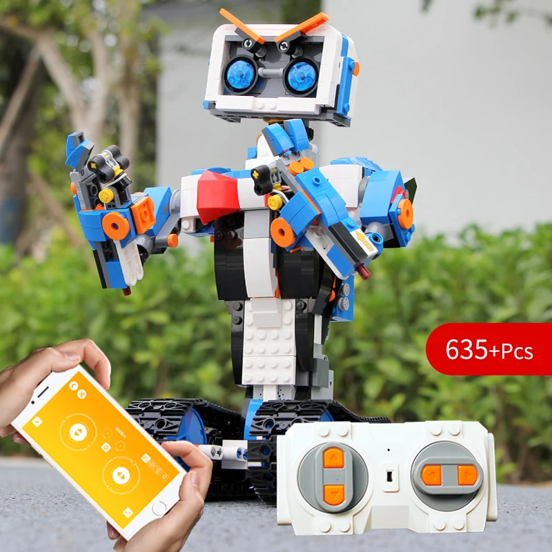 

APP RC Idea intelligent programming Assembly Programming Robot WALLE Legoingly Building Blocks toys Gifts