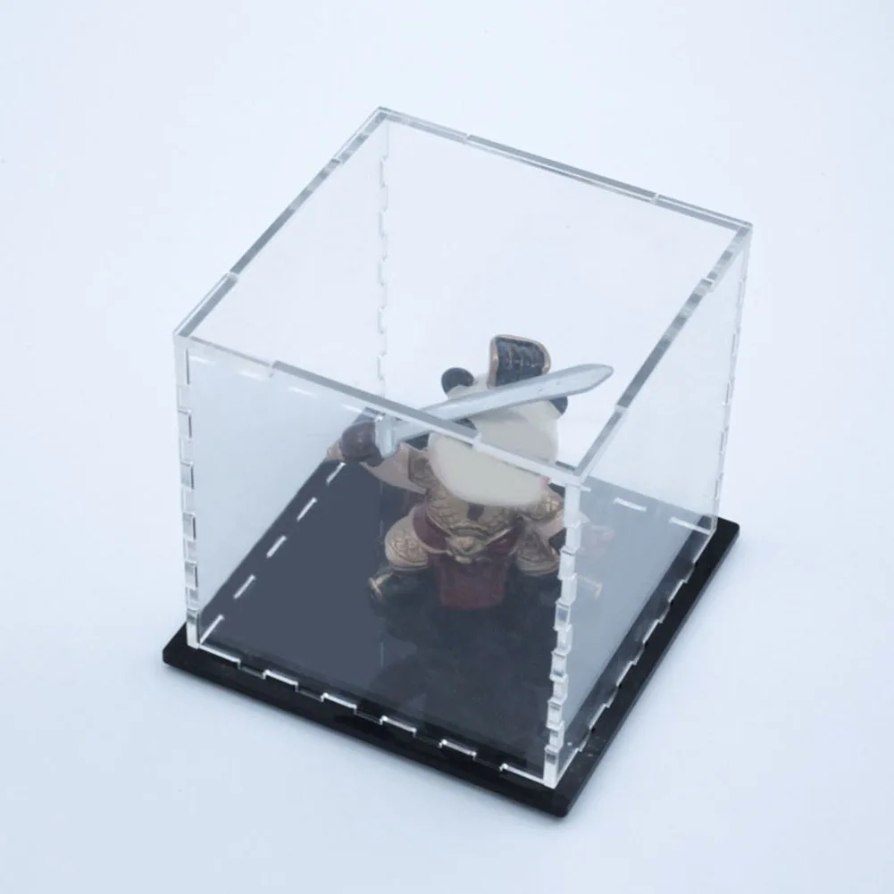 Акриловый/пластиковый чехол для дисплея 10 см H Perspex прозрачная Пылезащитная защита УФ для экшн-моделей коллекционные вещи