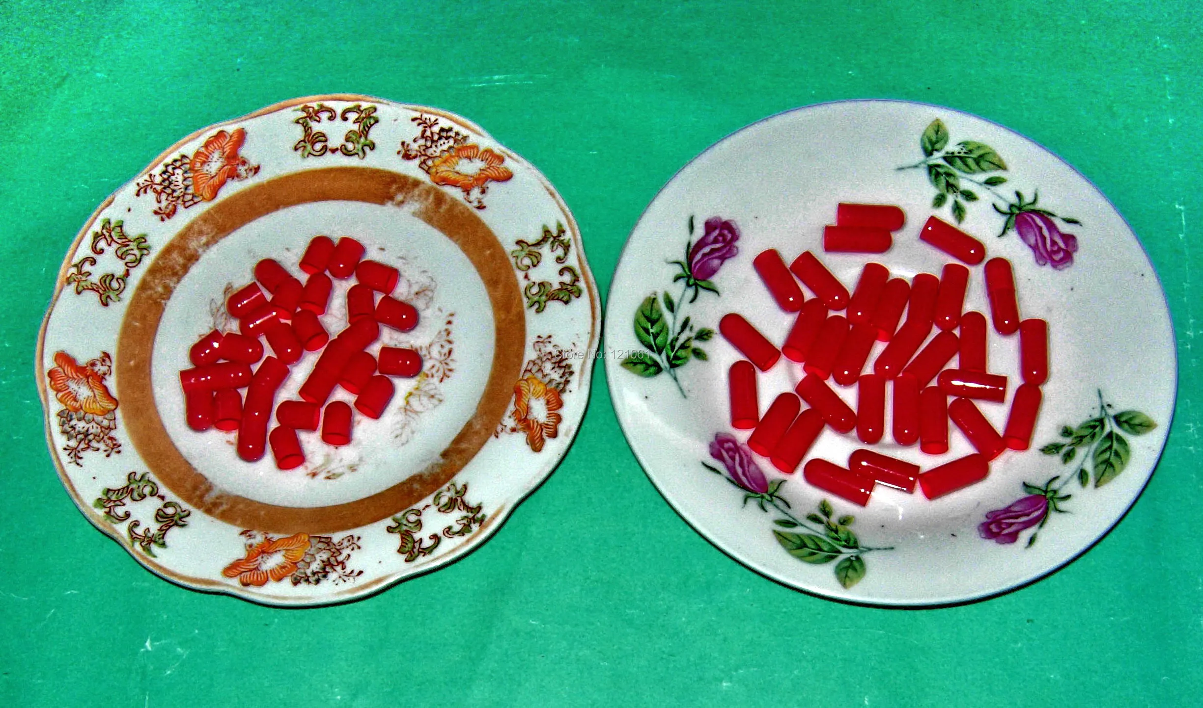 00 size 800pcs!Red-Red colored empty capsules hard gelatin capsules(joined or seperated available) | Дом и сад