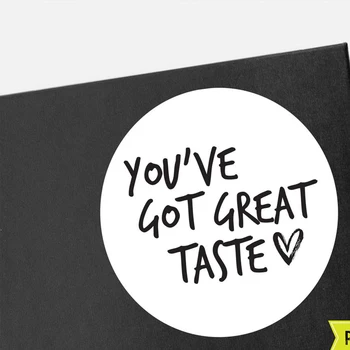 

Custom Great Taste Thank You Stickers Thank You Tags Business Personalized Thank You Poshmark Stickers