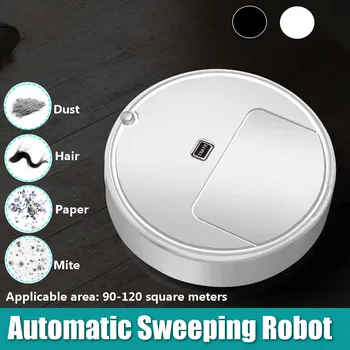

Mini Automatic Smart Sweeping Robot Home Cleaner USB Charging Wireless Sweeping Robot Dry and Wet Mop Cleaner Machine