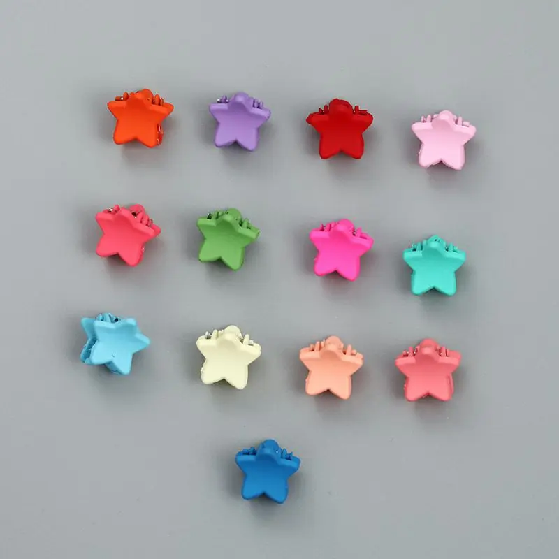 16 Pieces Little Hairpins New Children Hair Accessories Star Hair Clips baby Flower Headwear Hairpins Hair Gift for Girl Baby - Окраска металла: TSZ38-16